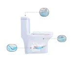 278 premium CERAMIC HIGH COMMODE - Image 2