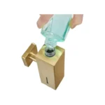 F80 HOT SALE BATHROOM 250ML GOLD MANUAL HAND WALL SOAP DISPENSER - Image 5