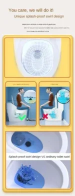 2031 MUSLIM'S V-03 PREMIUM CERAMICS HIGH COMMODE - Image 3