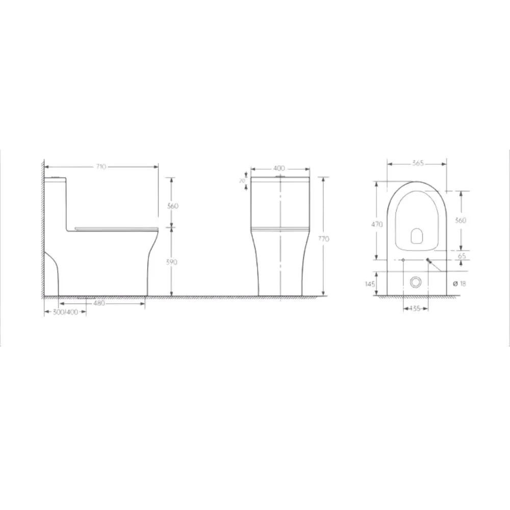FALCON PREMIUM CERAMIC HIGH COMMODE - Image 7