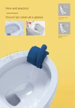 2031 MUSLIM'S V-03 PREMIUM CERAMICS HIGH COMMODE - Image 5