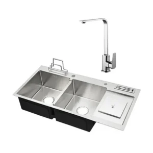 12050-B HANDMADE SINK WITH SINK MIXER KT-01V1