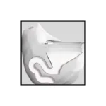 GD-2045 PEANUT SHAPE STANDARD DESIGN HIGH COMMODE - Image 3