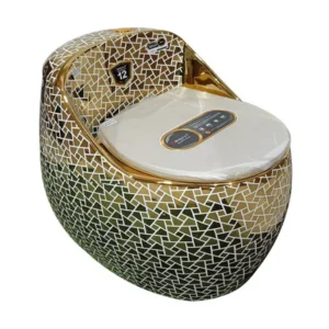 2031G POPULAR QUALITIFUL GOLDEN CERAMIC HIGH COMMODE