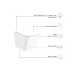 GD-DIAMOND HIGH QUALITY WALL HANGING COMMODE - Image 3