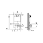 3037 PREMIUM WALL HUNG COMMODE MODEL - Image 3