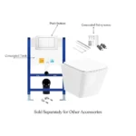 GD-DIAMOND HIGH QUALITY WALL HANGING COMMODE - Image 5