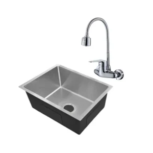 5545 HANDMADE SINK WITH SINK MIXER FLAMINGO-57