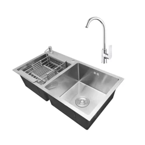 8245 HANDMADE SINK WITH SINK MIXER MU-101