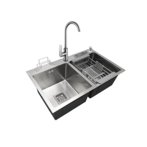 9045 HANDMADE SINK WITH SINK MIXER 101-BK