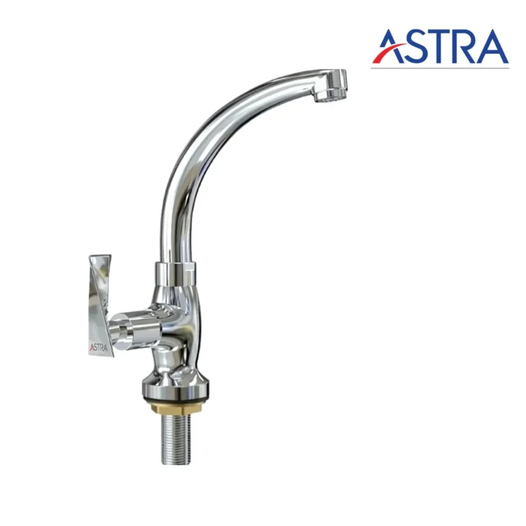 Astra AVH-2412Moving Pillar Cock Single Handle Faucet Brass Chrome