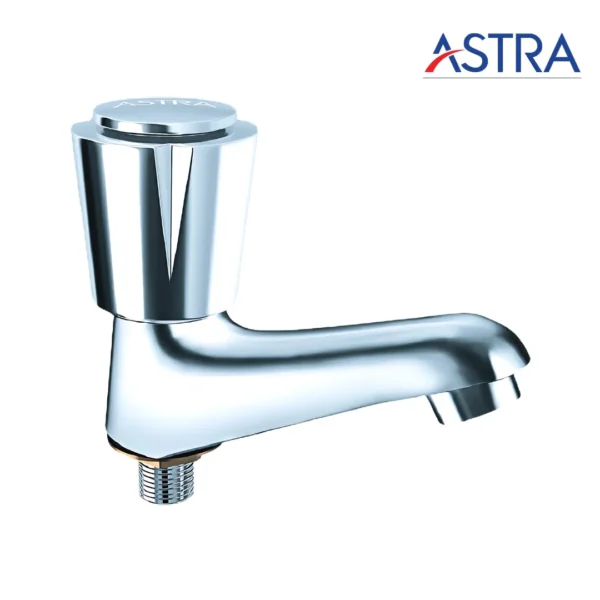 Astra EH-1109 Basin Pillar Cock (Venus) Brass Chrome