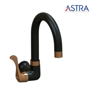 Astra RGB-4117 Classic Moving Sink Cock Single Handle Faucet Brass Black Gold