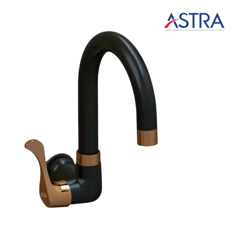 Astra RGB-4117 Classic Moving Sink Cock Single Handle Faucet Brass Black Gold