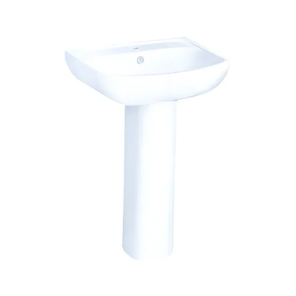 BRIO COTTO WASH BASIN WITH PEDESTAL