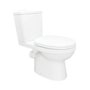 CHARU CM18 (P-TRAP) ALPINE WHITE TWO PIECE TOILET