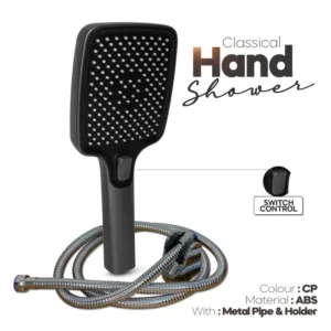 Classical High Pressure Hand Shower- ABS Body