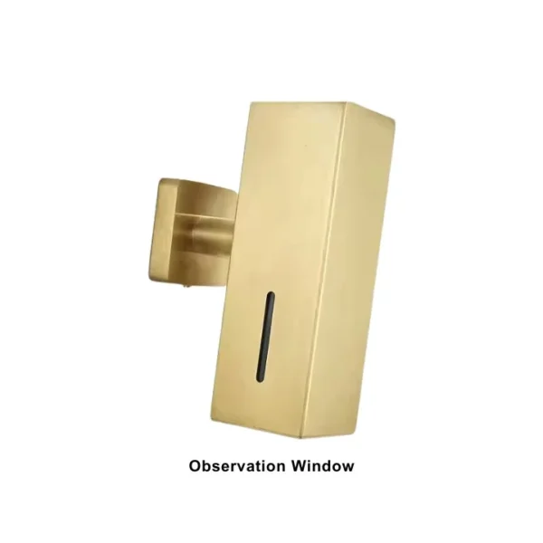 F80 HOT SALE BATHROOM 250ML GOLD MANUAL HAND WALL SOAP DISPENSER