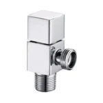 GD-1524 CHROME PLATED WATER ANGLE STOP COCK TOILET FAUCET