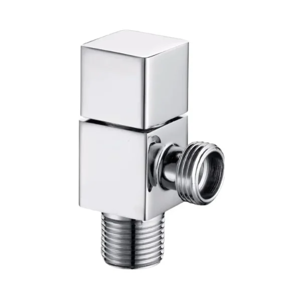 GD-1524 CHROME PLATED WATER ANGLE STOP COCK TOILET FAUCET