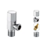 GD-1531 CHROME PLATED WATER ANGLE STOP COCK TOILET FAUCET - Image 2