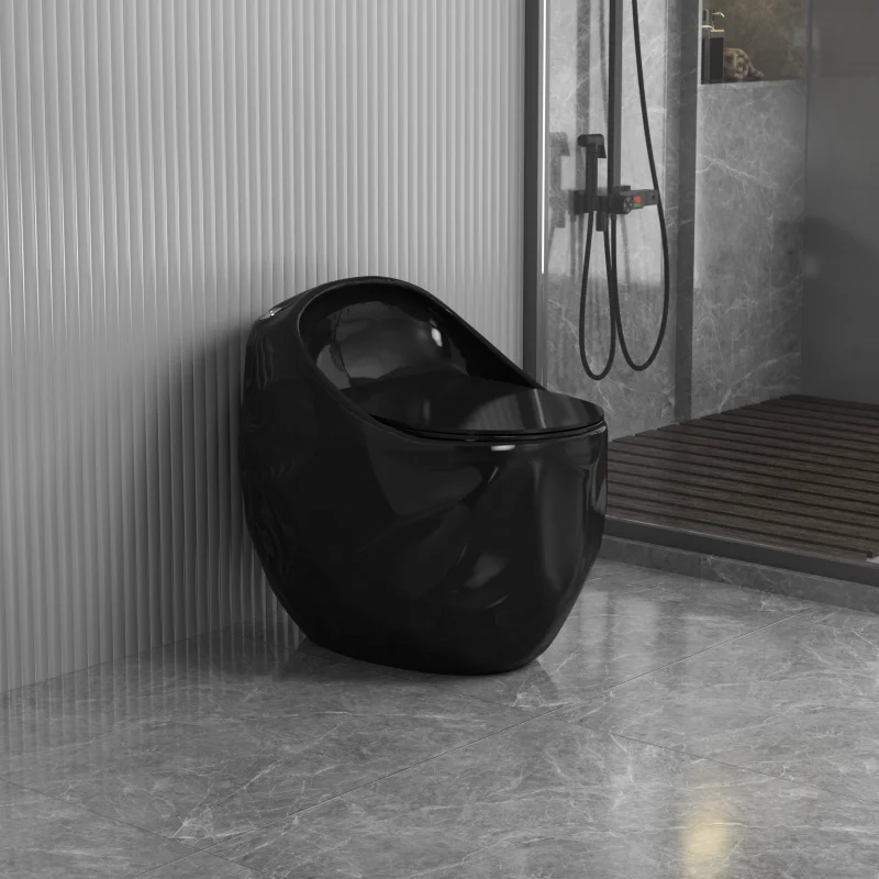 GD-2045 COLOR PEANUT SHAPE STANDARD DESIGN CERAMIC HIGH COMMODE - Image 7