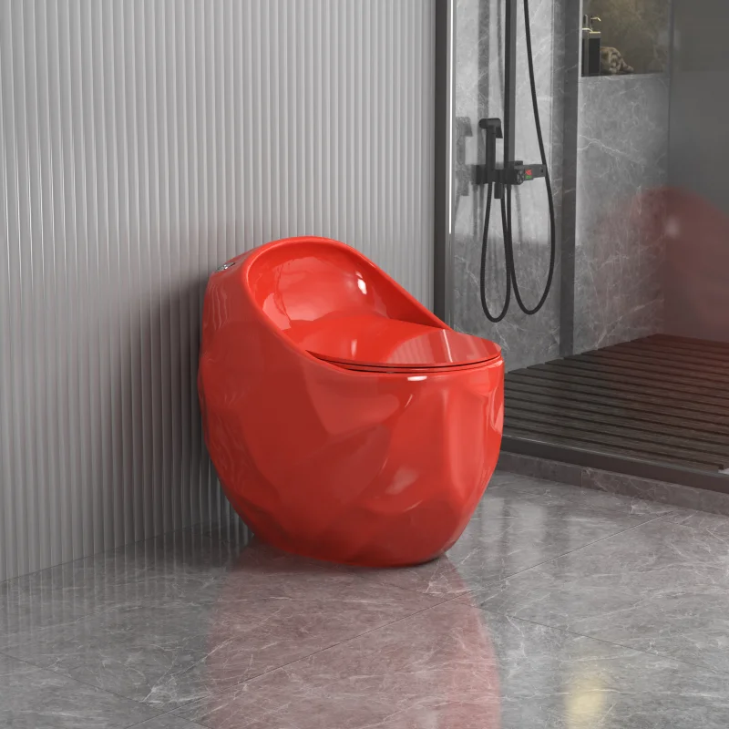 GD-2045 COLOR PEANUT SHAPE STANDARD DESIGN CERAMIC HIGH COMMODE