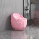 GD-2045 COLOR PEANUT SHAPE STANDARD DESIGN CERAMIC HIGH COMMODE