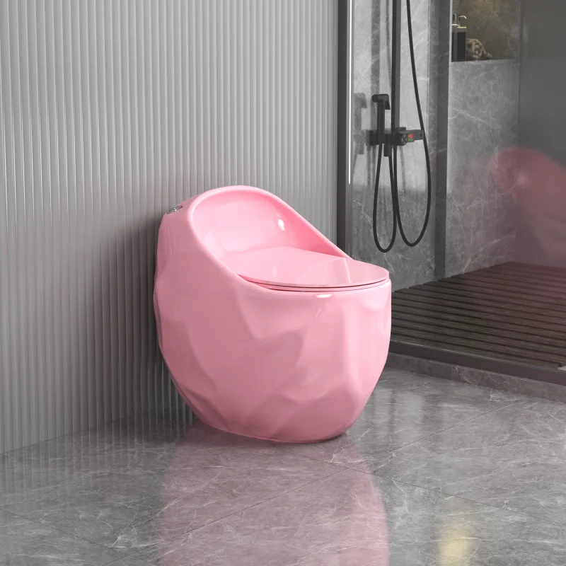 GD-2045 COLOR PEANUT SHAPE STANDARD DESIGN CERAMIC HIGH COMMODE