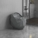 GD-2045 COLOR PEANUT SHAPE STANDARD DESIGN CERAMIC HIGH COMMODE