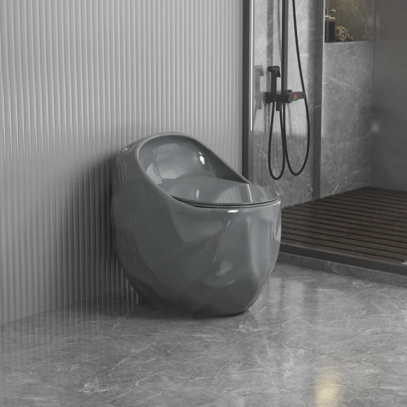 GD-2045 COLOR PEANUT SHAPE STANDARD DESIGN CERAMIC HIGH COMMODE