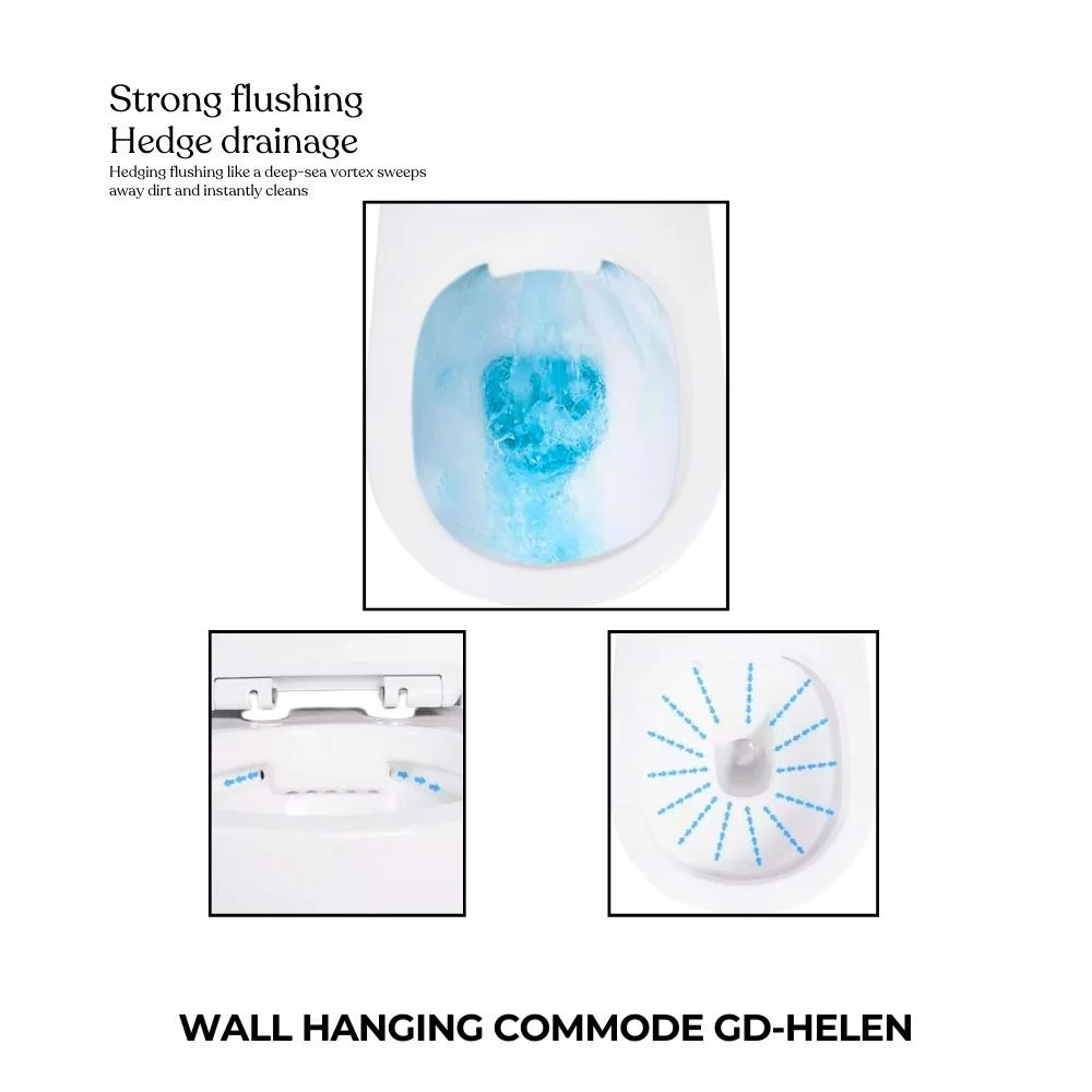 GD-HELEN HIGH QUALITY WALL HANGING COMMODE - Image 5