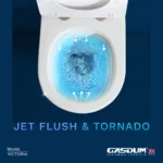 GD-VICTORIA HIGH QUALITY WALL HANGING COMMODE - Image 2