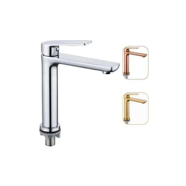 KT-161 BASIN FAUCET SINGLE LEVER PILLAR COCK