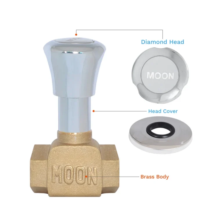 MOON 1” CONCEAL STOP COCK