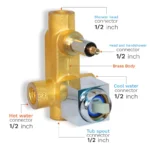 MOON 8031A ½” SHOWER MIXER