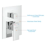 MOON ½” SPOUT WITH SHOWER MIXER