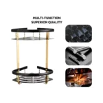 NEW BATHROOM ALUMINIUM CORNER SHELF WALL MOUNTED - Image 3