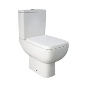 RAK FLORENCE RIMLESS ALPINE WHITE CLOSE COUPLED WATER CLOSETS