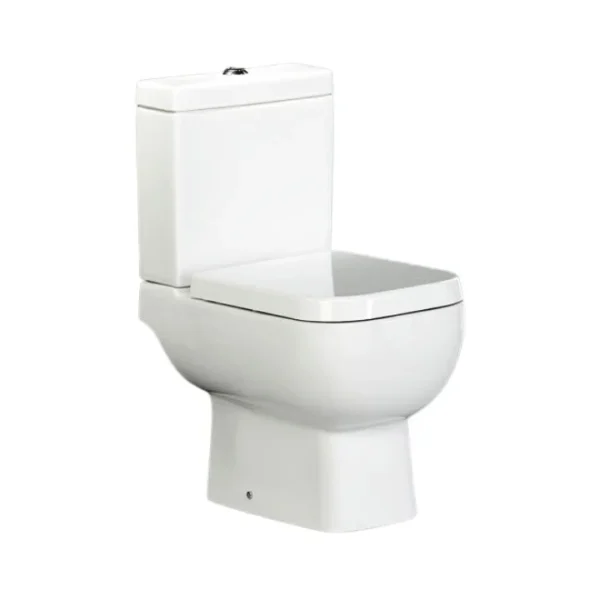 RAK SERIES-600 ALPINE WHITE CLOSE COUPLED WATER CLOSETS