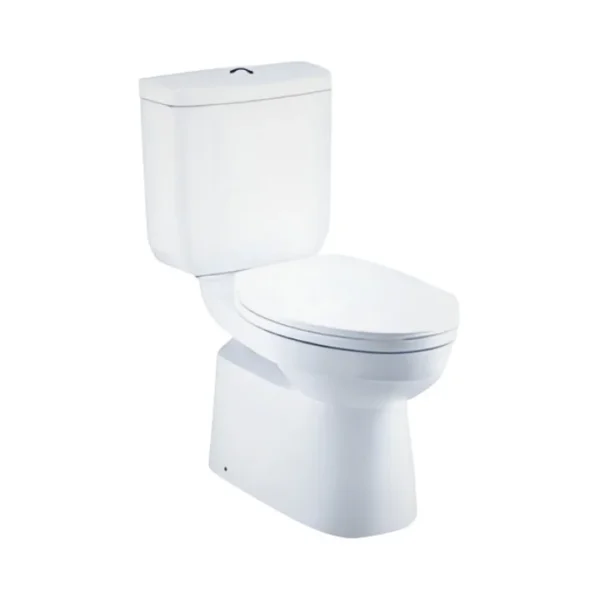 SELLA COTTO ALPINE WHITE TWO PIECE TOILET