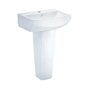 TETRAGON COTTO WASH BASIN WITH PEDESTAL