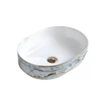 ZC020 New colorful Golden Decorative Counter Top Basin
