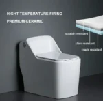 GD-2050 NEW ARRIVAL STANDARD DESIGN CERAMIC HIGH COMMODE - Image 4