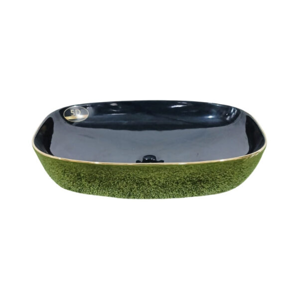 1009 Golden Decorative Counter Top Basin
