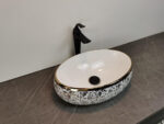 396G Golden Decorative Counter Top Basin
