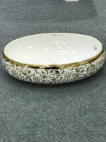 396G Golden Decorative Counter Top Basin - Image 2