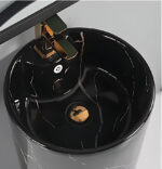 401M-B DECORATIVE MODERN BATHROOM MARBLE DRUM BASIN