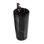 401M-B DECORATIVE MODERN BATHROOM MARBLE DRUM BASIN - Image 2