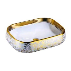 4540GNEW COLORFUL DECORATIVE MARBLE COUNTER TOP BASIN